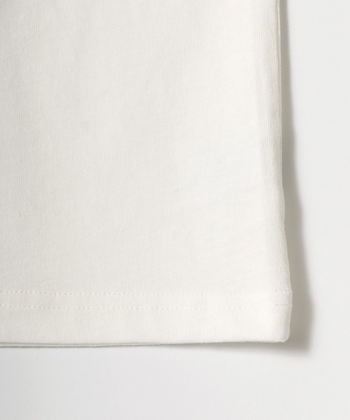 Lee（リー）の「Lee/リー ポケット ワンポイント ミニロゴ刺繍 ロングスリーブTシャツ（Tシャツ/カットソー・メンズ・ホワイト/チャコールグレー/ベージュ/パープル/ブルー/グリーン・M/L/XL）」の20枚目の写真