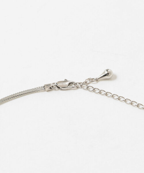 Ray BEAMS（レイビームス）の「RBS / リング × チェーン コンビ ネックレス（ネックレス・レディース・シルバー・ONE SIZE）」の10枚目の写真