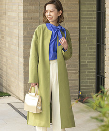 URBAN RESEARCH ROSSO | ソフトダブルクロスノーカラーコート(その他アウター)