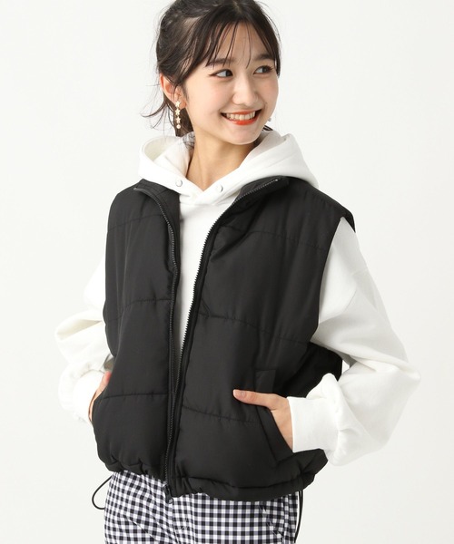 repipi armario（レピピ アルマリオ）の「ショートタケナカワタベスト（その他アウター・キッズ・ホワイト/ブラック系その他・MEDIUM/LARGE）」の2枚目の写真