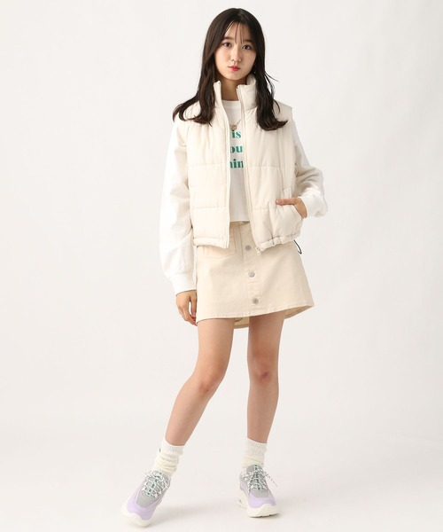 repipi armario（レピピ アルマリオ）の「ショートタケナカワタベスト（その他アウター・キッズ・ホワイト/ブラック系その他・MEDIUM/LARGE）」の6枚目の写真