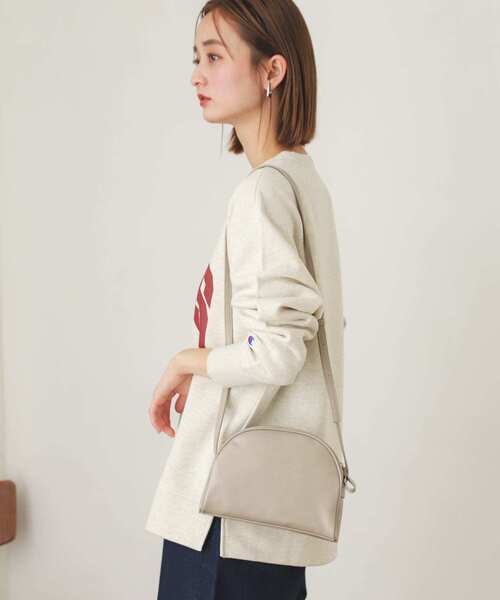 SENSE OF PLACE by URBAN RESEARCH（センスオブプレイスバイアーバンリサーチ）の「シンプルミニショルダーバッグ（ショルダーバッグ・レディース・ブラック/グリーン/アイボリー/ライトベージュ・ONE）」の6枚目の写真