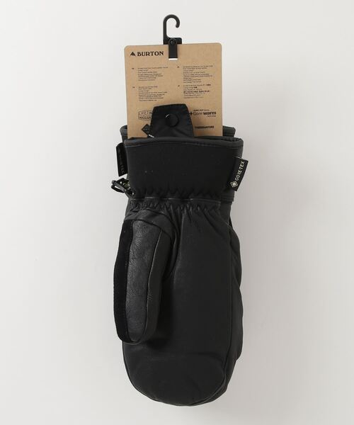 BURTON（バートン）の「GORE-TEX ゴアテックス メンズ レザー グローブ ミトン 手袋 スノーボード スキー スマホ対応（手袋・メンズ・ブラック・S/M/L/XL）」の3枚目の写真