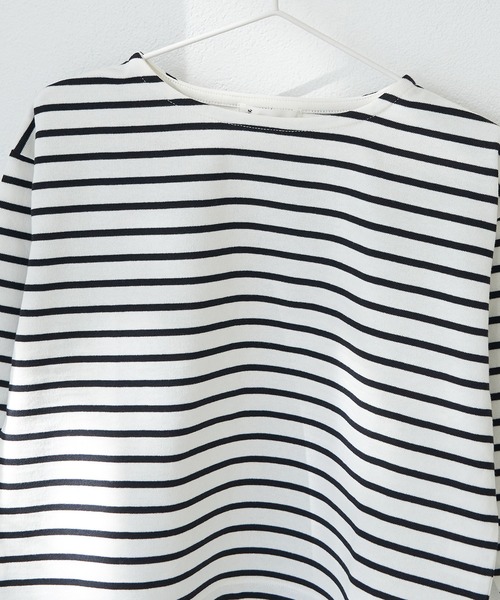 ROPE' PICNIC（ロペピクニック）の「【KIDS】【リンクコーデ】UNISEXボーダーロングTシャツ（Tシャツ/カットソー・キッズ・グリーン系その他/レッド系その他/ホワイト系その他5・110/120/130/140/150）」の5枚目の写真