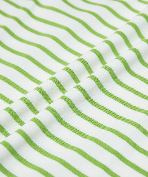 ROPE' PICNIC（ロペピクニック）の「【KIDS】【リンクコーデ】UNISEXボーダーロングTシャツ（Tシャツ/カットソー・キッズ・グリーン系その他/レッド系その他/ホワイト系その他5・110/120/130/140/150）」の11枚目の写真