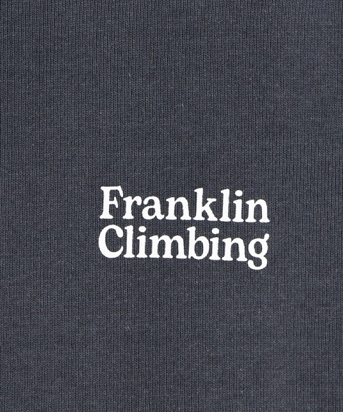 Franklin Climbing（フランクリンクライミング）の「【KIDS】【Franklin Climbing 】バックプリントボックスロゴ長袖Tee（Tシャツ/カットソー・キッズ・ホワイト/チャコールグレー/グレー/サックスブルー/オレンジ・S/M/L/XL/XXL）」の7枚目の写真