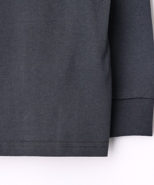 Franklin Climbing（フランクリンクライミング）の「【KIDS】【Franklin Climbing 】バックプリントボックスロゴ長袖Tee（Tシャツ/カットソー・キッズ・ホワイト/チャコールグレー/グレー/サックスブルー/オレンジ・S/M/L/XL/XXL）」の9枚目の写真