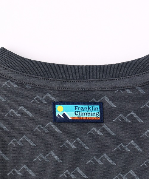 Franklin Climbing（フランクリンクライミング）の「【KIDS】【Franklin Climbing 】バックプリントボックスロゴ長袖Tee（Tシャツ/カットソー・キッズ・ホワイト/チャコールグレー/グレー/サックスブルー/オレンジ・S/M/L/XL/XXL）」の11枚目の写真