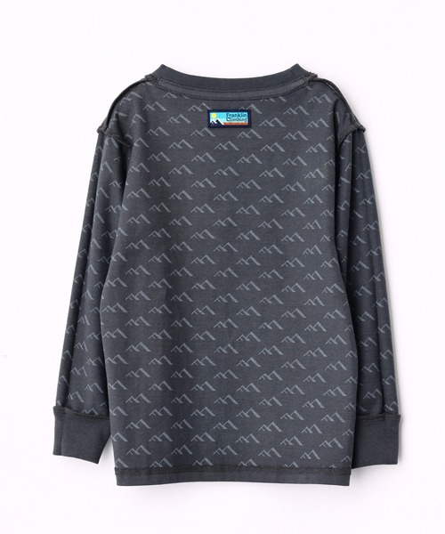 Franklin Climbing（フランクリンクライミング）の「【KIDS】【Franklin Climbing 】バックプリントボックスロゴ長袖Tee（Tシャツ/カットソー・キッズ・ホワイト/チャコールグレー/グレー/サックスブルー/オレンジ・S/M/L/XL/XXL）」の12枚目の写真
