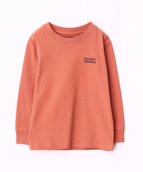 Franklin Climbing（フランクリンクライミング）の「【KIDS】【Franklin Climbing 】バックプリントボックスロゴ長袖Tee（Tシャツ/カットソー・キッズ・ホワイト/チャコールグレー/グレー/サックスブルー/オレンジ・S/M/L/XL/XXL）」の17枚目の写真
