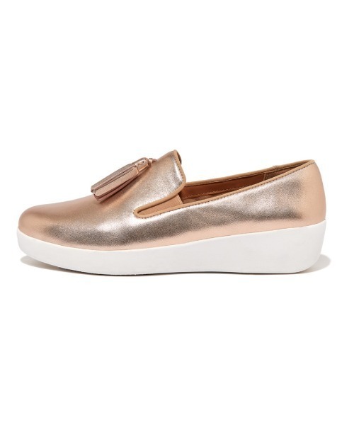 fitflop（フィットフロップ）の「【fitflop/フィットフロップ】 TASSEL SUPERSKATE シューズ/スニーカー/スリッポン/コンフォートシューズ/タッセル（スリッポン・レディース・ブラック/ピンクゴールド/タン・US6/US7/US5/US7.5/US6.5/US8）」の11枚目の写真