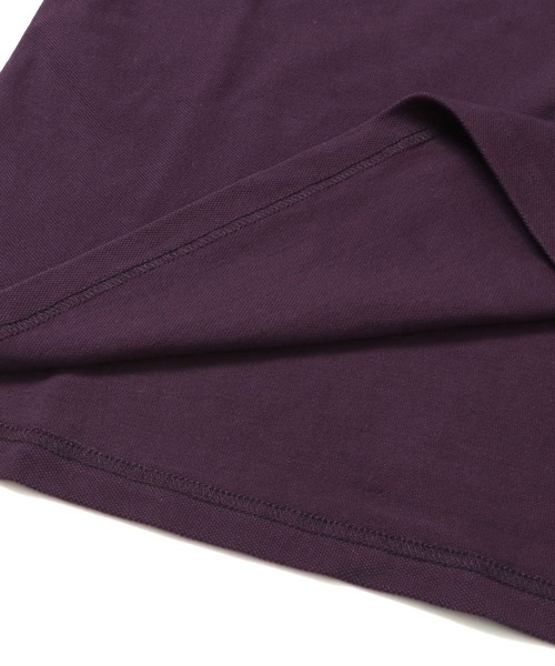 KRIFF MAYER Lady's Collection（クリフメイヤーレディースコレクション）の「抗菌ラインリブポロシャツ（ポロシャツ・レディース・ブラック/パープル/グレー/オフホワイト/ターコイズブルー/ワインレッド・MEDIUM/LARGE）」の16枚目の写真
