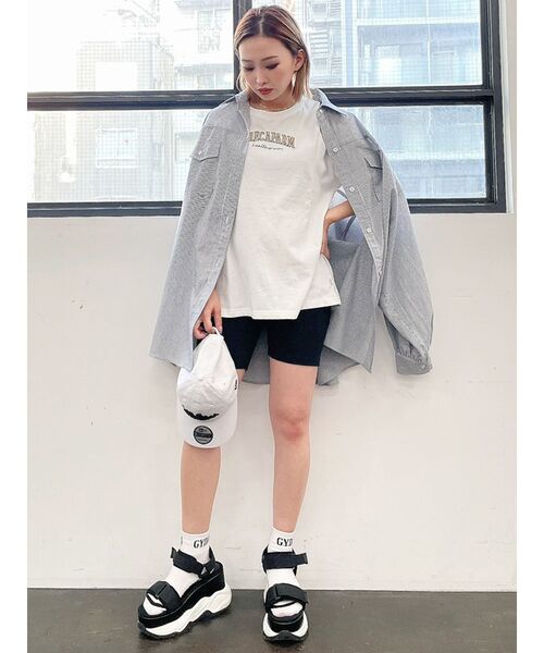 GYDA（ジェイダ）の「チャンキーDADソールスポーツサンダル（サンダル・レディース・ブラック/その他1・SMALL/MEDIUM/LARGE）」の4枚目の写真