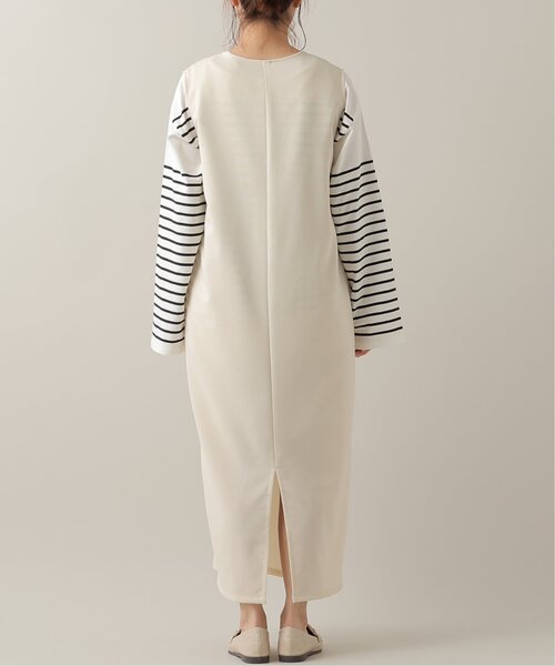 frames RAY CASSIN（フレームスレイカズン）の「リネンライクVネックノースリワンピース（ジャンパースカート・レディース・ブラック/アイボリー系/ベージュ/ブラウン・FREE）」の10枚目の写真