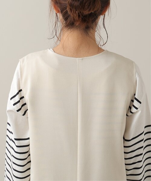 frames RAY CASSIN（フレームスレイカズン）の「リネンライクVネックノースリワンピース（ジャンパースカート・レディース・ブラック/アイボリー系/ベージュ/ブラウン・FREE）」の11枚目の写真