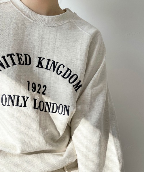 セール】韓国ファッションUNITED刺繍ロゴオーバーサイズ