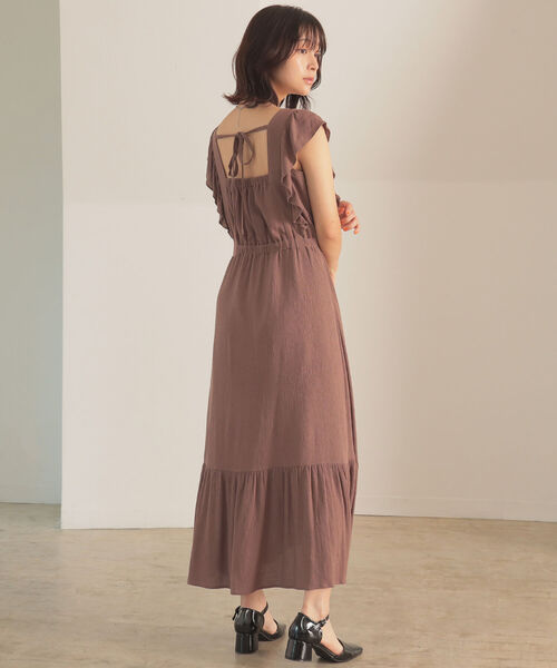 BeAMS DOT(ビームスドット)の「【WEB限定】BeAMS DOT / エプロン フリル ワンピース(ワンピース・レディース・グレー系その他/ケリー/ブラウン系その他5・FREE)」の19枚目の写真