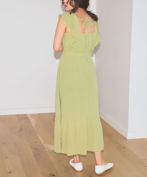 BeAMS DOT(ビームスドット)の「【WEB限定】BeAMS DOT / エプロン フリル ワンピース(ワンピース・レディース・グレー系その他/ケリー/ブラウン系その他5・FREE)」の18枚目の写真