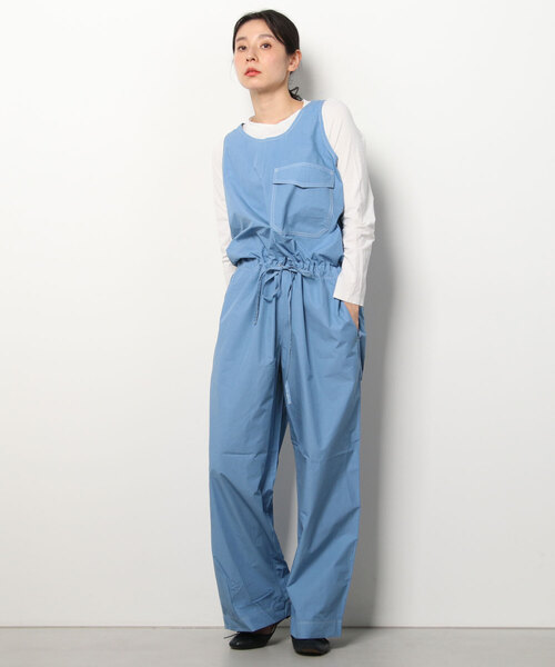 THE SHINZONE(ザ シンゾーン)の「THE SHINZONE/シンゾーン タンクオールインワン TANK ALL IN ONE 21MMSPA03(つなぎ/オールインワン・レディース・ブラック/ブルー・36/34)」の5枚目の写真