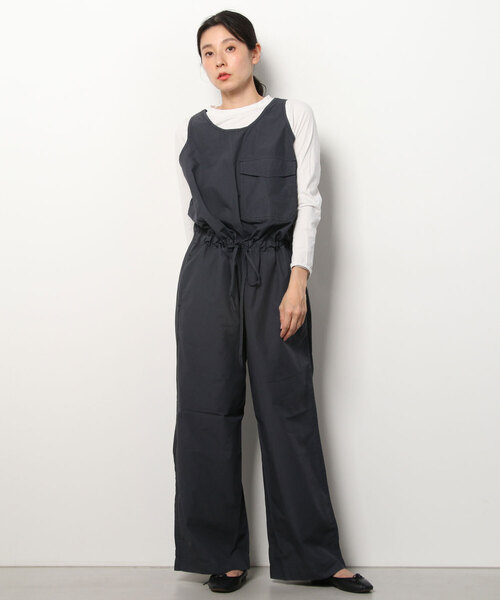 THE SHINZONE(ザ シンゾーン)の「THE SHINZONE/シンゾーン タンクオールインワン TANK ALL IN ONE 21MMSPA03(つなぎ/オールインワン・レディース・ブラック/ブルー・36/34)」の10枚目の写真