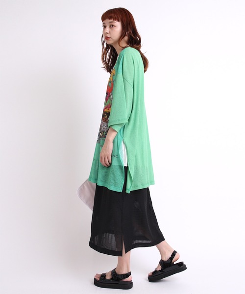 RNA（アールエヌエー）の「E4848 エナメルプラットフォームサンダル（サンダル・レディース・グリーン/ブラック/ホワイト・MEDIUM/SMALL）」の22枚目の写真