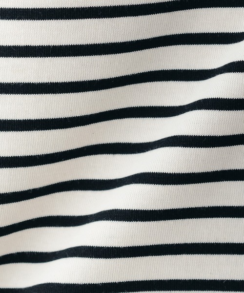 epnok(エプノック)の「ベーシックルーズボーダーロンT(Tシャツ/カットソー・メンズ・ブラック/オフホワイト・MEDIUM/LARGE/SMALL)」の14枚目の写真