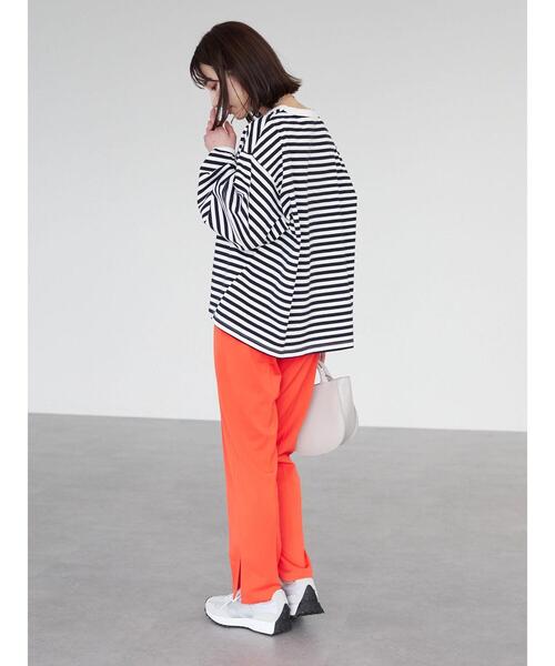 Green　Parks（グリーンパークス）の「ランタンスリーブプルオーバー（Tシャツ/カットソー・レディース・その他7/ブルー/ホワイト・FREE）」の6枚目の写真