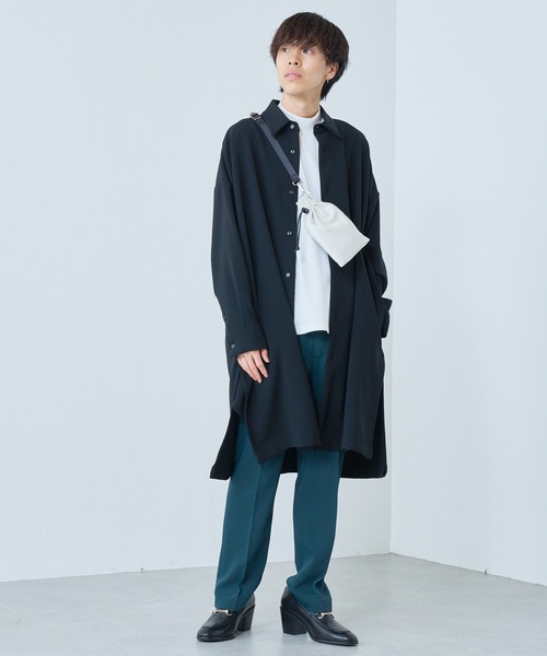 SLOW（スロウ）の「【SLOW / スロウ】22SS draw string 2way bag s(ショルダーバッグ)（ショルダーバッグ・メンズ・ホワイト/ブラック/ネイビー/グリーン・FREE）」の22枚目の写真