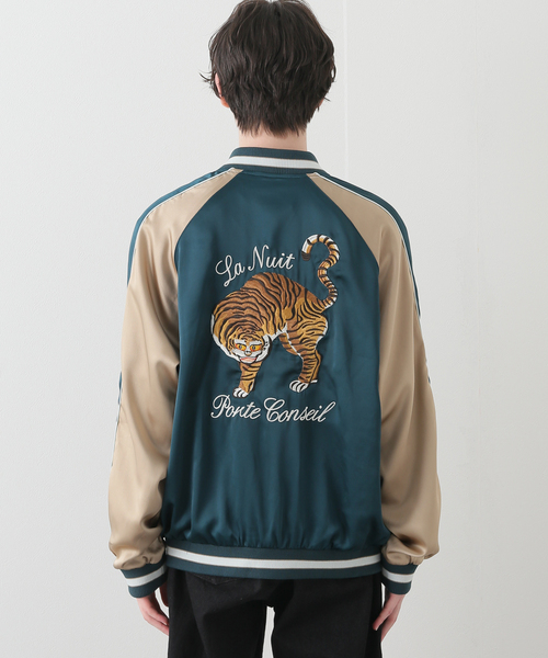 セール】HYO-HYO SOUVENIR JACKET(ブルゾン)|B.C STOCK(ベーセー セール】HYO-HYO SOUVENIR JACKET(ブルゾン)|B.C STOCK(ベーセー