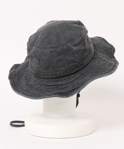 HIDEAWAYS NICOLE（ハイダウェイニコル）の「アドベンチャーハット（ハット・メンズ・ブラック/ネイビー系1/ブラック×グレー/ベージュ・FREE）」の5枚目の写真