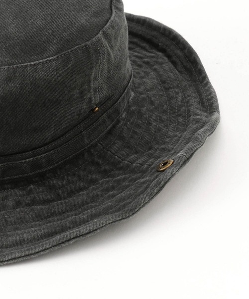 HIDEAWAYS NICOLE（ハイダウェイニコル）の「アドベンチャーハット（ハット・メンズ・ブラック/ネイビー系1/ブラック×グレー/ベージュ・FREE）」の6枚目の写真