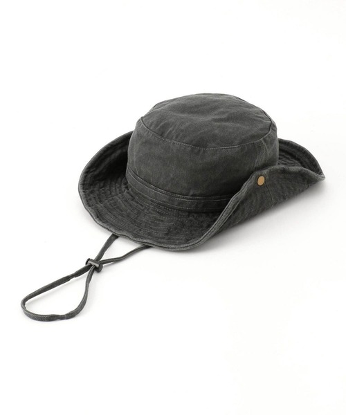 HIDEAWAYS NICOLE（ハイダウェイニコル）の「アドベンチャーハット（ハット・メンズ・ブラック/ネイビー系1/ブラック×グレー/ベージュ・FREE）」の10枚目の写真