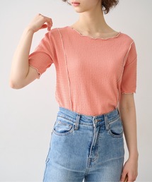 FREE'S MART | ◆配色メローシャーリングカットソー(Tシャツ/カットソー)