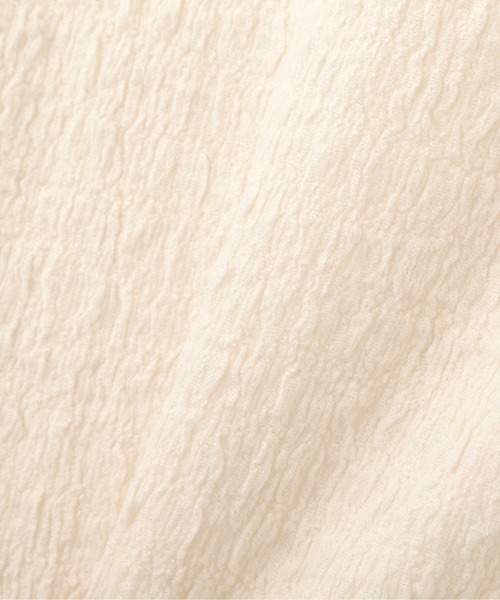 FREE'S MART（フリーズマート）の「◆配色メローシャーリングカットソー（Tシャツ/カットソー・レディース・ホワイト/ブラック/オレンジ・FREE）」の6枚目の写真