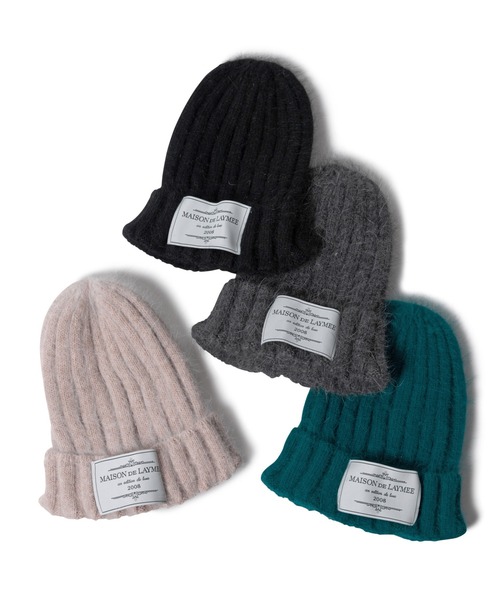 LAYMEE（レイミー）の「Soft beanie / ソフトビーニー（ニットキャップ/ビーニー・レディース・グリーン/アイボリー/グレー/ブラック・FREE）」の16枚目の写真