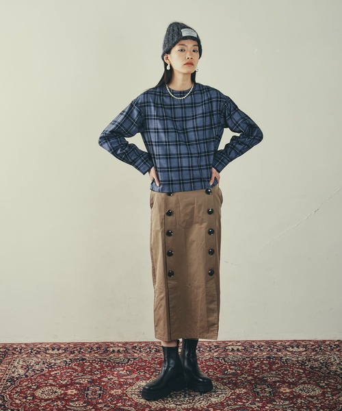 LAYMEE（レイミー）の「Soft beanie / ソフトビーニー（ニットキャップ/ビーニー・レディース・グリーン/アイボリー/グレー/ブラック・FREE）」の8枚目の写真