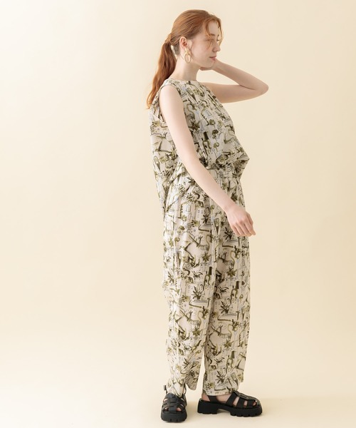 CLOCHE（クロシェ）の「cloche 街柄綿ブラウス（シャツ/ブラウス・レディース・ホワイト/カーキ/ブルー・FREE）」の20枚目の写真