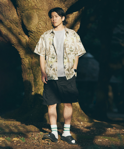 JOURNAL STANDARD(ジャーナルスタンダード)の「ウォールペイント レギュラーシャツ(シャツ/ブラウス・メンズ・ベージュ/グリーン系その他/ネイビー/イエロー系その他・MEDIUM/LARGE)」の19枚目の写真