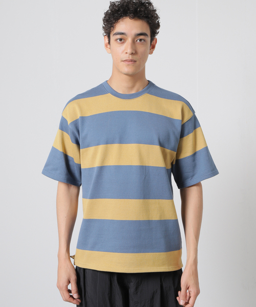 Journal Standard TRISECT（トライセクト）の「【TRISECT 2】RUGBY BORDER Tシャツ（Tシャツ/カットソー・メンズ・ブラック/ブルー/グリーン・MEDIUM/LARGE）」の19枚目の写真