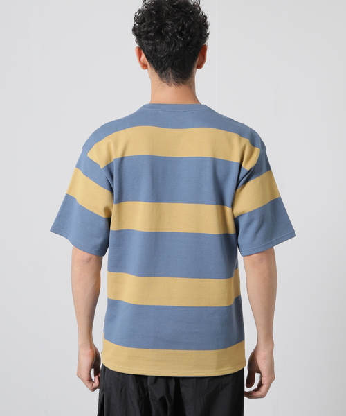 Journal Standard TRISECT（トライセクト）の「【TRISECT 2】RUGBY BORDER Tシャツ（Tシャツ/カットソー・メンズ・ブラック/ブルー/グリーン・MEDIUM/LARGE）」の21枚目の写真