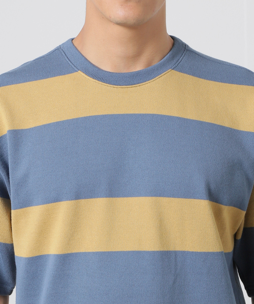 Journal Standard TRISECT（トライセクト）の「【TRISECT 2】RUGBY BORDER Tシャツ（Tシャツ/カットソー・メンズ・ブラック/ブルー/グリーン・MEDIUM/LARGE）」の22枚目の写真