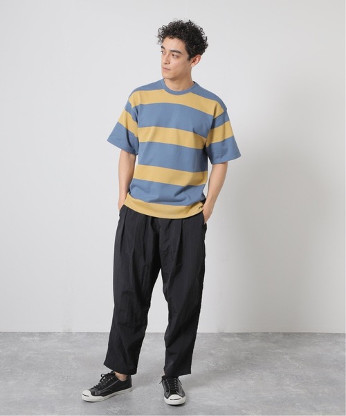 Journal Standard TRISECT（トライセクト）の「【TRISECT 2】RUGBY BORDER Tシャツ（Tシャツ/カットソー・メンズ・ブラック/ブルー/グリーン・MEDIUM/LARGE）」の14枚目の写真