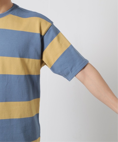 Journal Standard TRISECT（トライセクト）の「【TRISECT 2】RUGBY BORDER Tシャツ（Tシャツ/カットソー・メンズ・ブラック/ブルー/グリーン・MEDIUM/LARGE）」の10枚目の写真