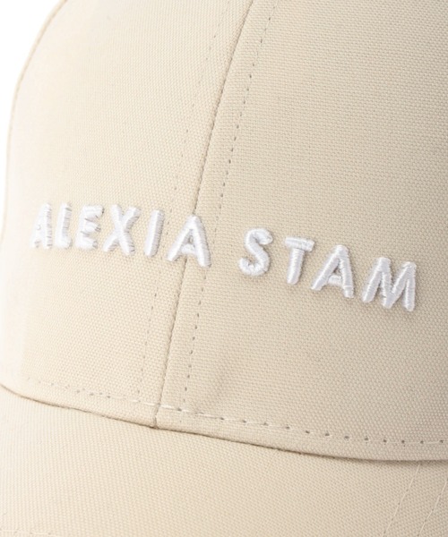 ALEXIA STAM（アリシアスタン）の「Embroidery Center Logo Cap/エンブロイダリーセンターロゴキャップ（キャップ・レディース・ネイビー/イエロー/サンドベージュ・FREE）」の7枚目の写真