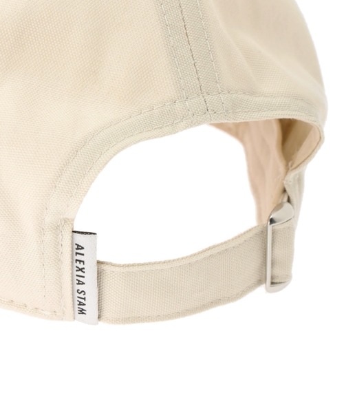 ALEXIA STAM（アリシアスタン）の「Embroidery Center Logo Cap/エンブロイダリーセンターロゴキャップ（キャップ・レディース・ネイビー/イエロー/サンドベージュ・FREE）」の8枚目の写真