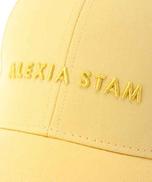 ALEXIA STAM（アリシアスタン）の「Embroidery Center Logo Cap/エンブロイダリーセンターロゴキャップ（キャップ・レディース・ネイビー/イエロー/サンドベージュ・FREE）」の19枚目の写真