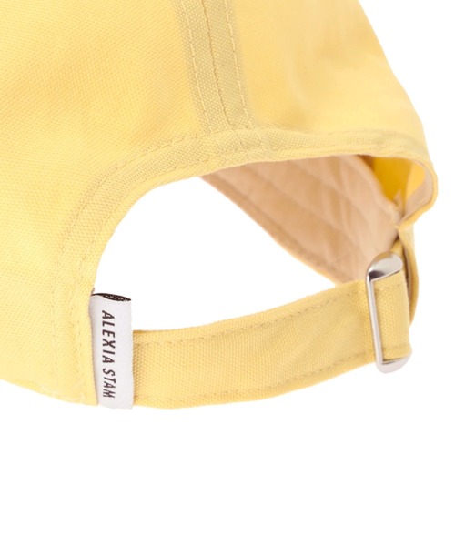 ALEXIA STAM（アリシアスタン）の「Embroidery Center Logo Cap/エンブロイダリーセンターロゴキャップ（キャップ・レディース・ネイビー/イエロー/サンドベージュ・FREE）」の20枚目の写真