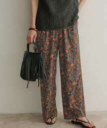 URBAN RESEARCH DOORS | フラワープリントイージーパンツ(その他パンツ)