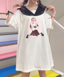 フォーティーンコラボAラインセーラーTシャツ
