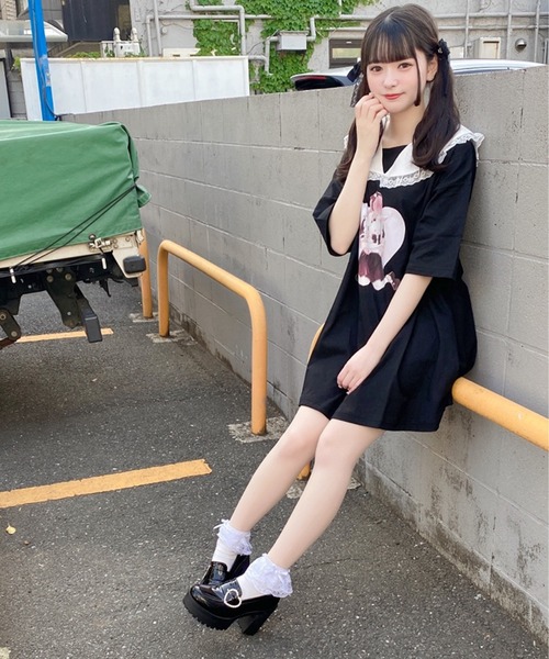 ROJITA（ロジータ）の「フォーティーンコラボAラインセーラーTシャツ（Tシャツ/カットソー・レディース・ホワイト/ブラック・FREE）」の16枚目の写真